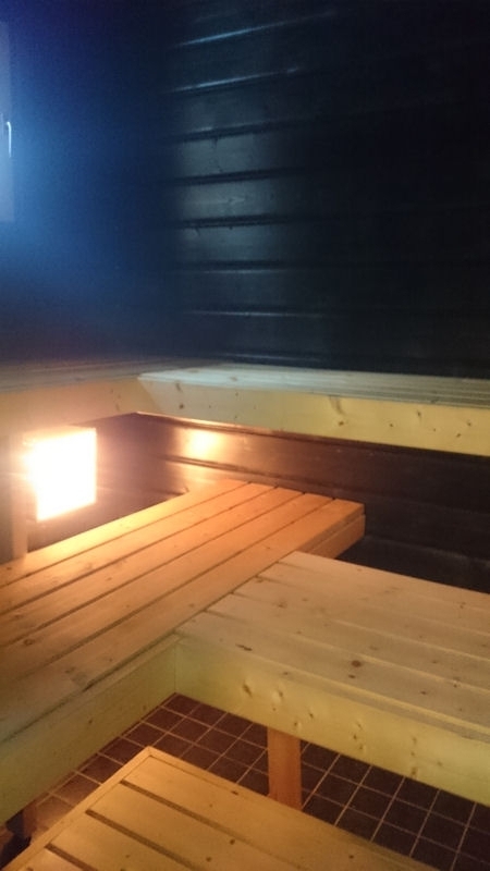 Tilava sauna.